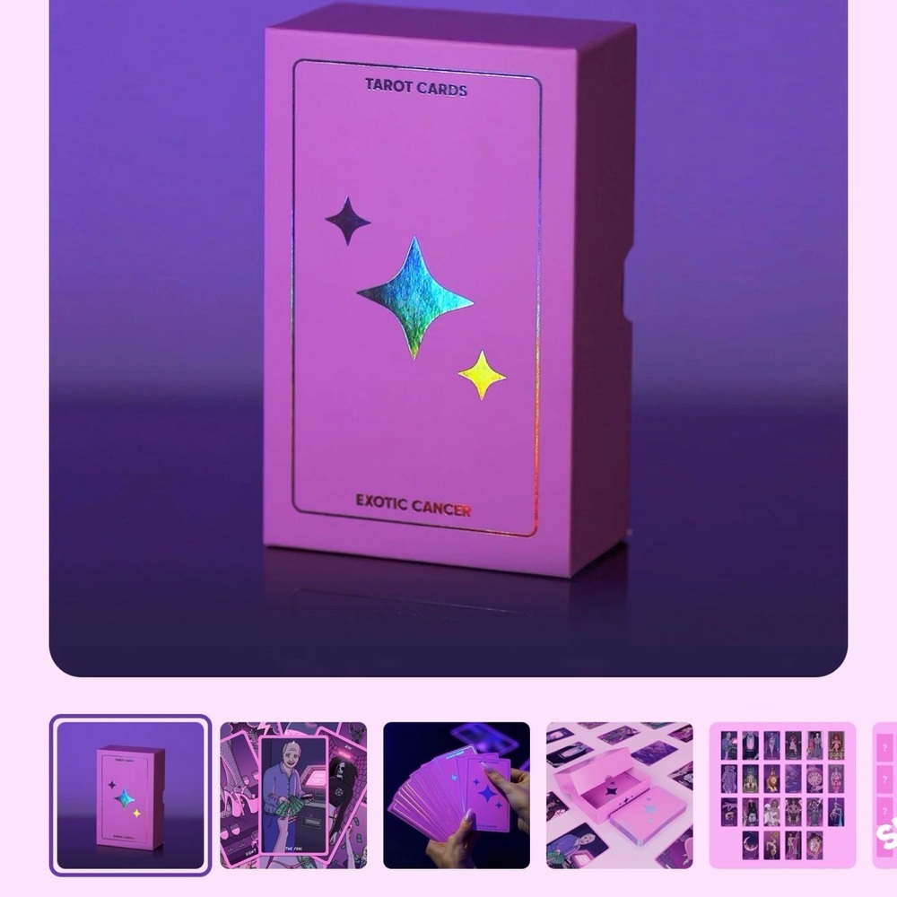 Exotic Cancer Tarot Card Set